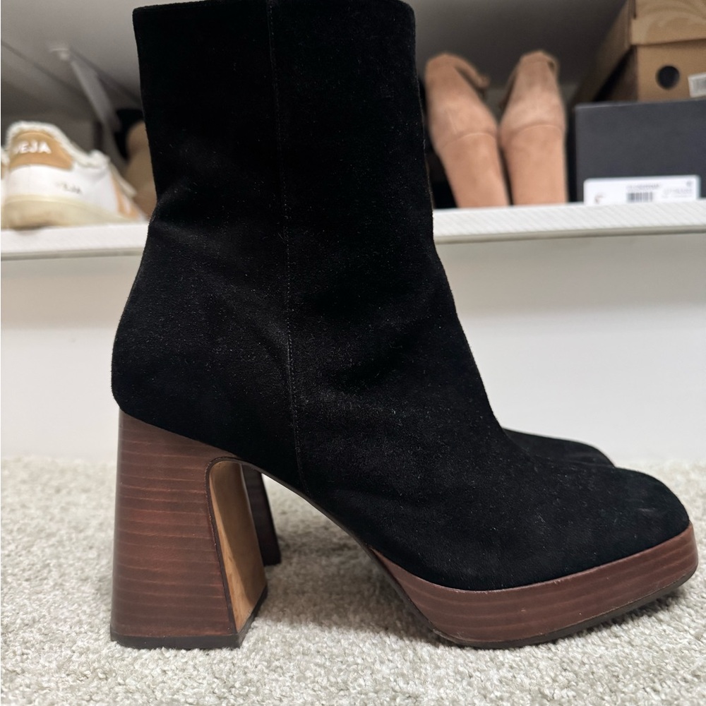 Black Heeled Boots